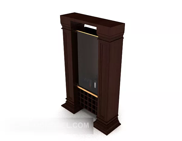 Lobby Showcase Cabinet 3d model Lobby Showcase Cabinet 3d model