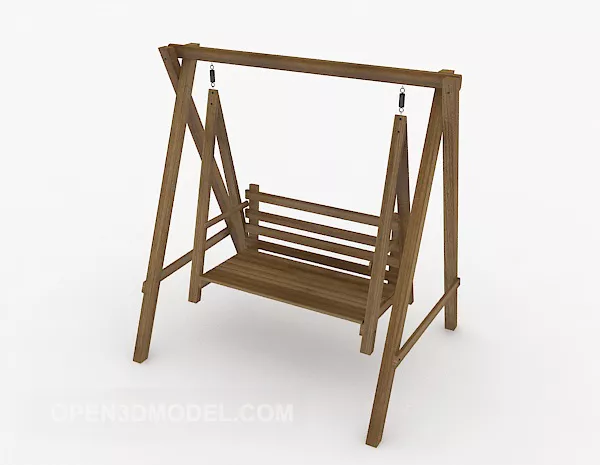 Log Children’s Swing 3d model Log Children’s Swing 3d model