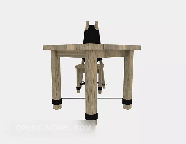 Children Table Chair 3d model Children Table Chair 3d model