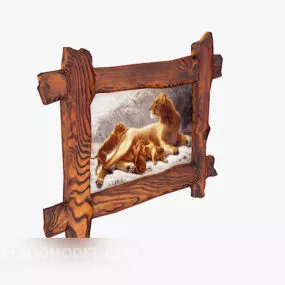 Log Frame 3d model