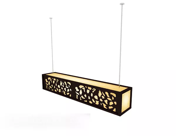Frosted Glass Ceiling Lamp 3d model