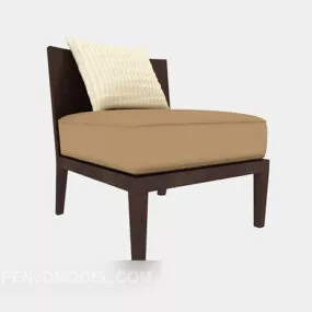 Low Sofa Lounge Chair 3d model