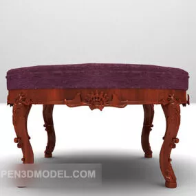 Classic Low Stool 3d model
