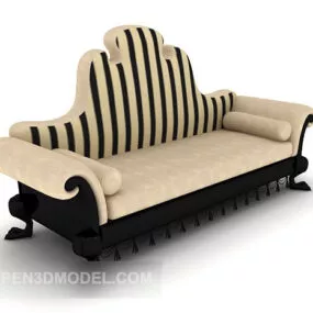 European Camel-style Multi-seaters Sofa 3d model