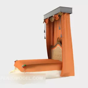 Luxury Furniture Bed 3d model
