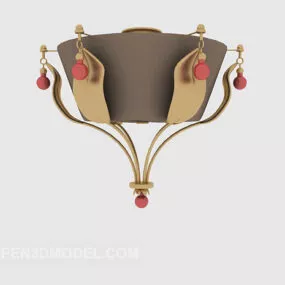 Luxury Golden Chandelier 3d model