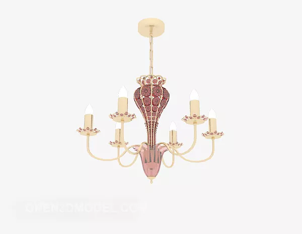 Luxury Home Chandelier 3d model Luxury Home Chandelier 3d model