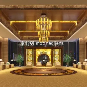 Luxury Meeting Room Interior 3d model
