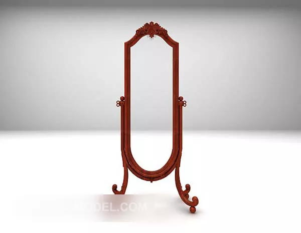 Mahogany Mirror Frame 3d model Mahogany Mirror Frame 3d model