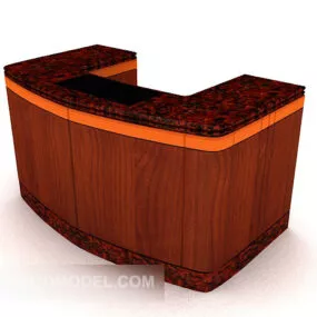 Mahogany Classbench 3d model