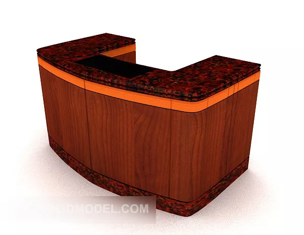 Mahogany Classbench 3d model Mahogany Classbench 3d model