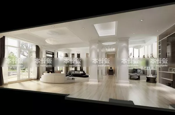 Antique Showcase With Glass Shelf 3d model