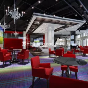 Mall Design Interior 3d model