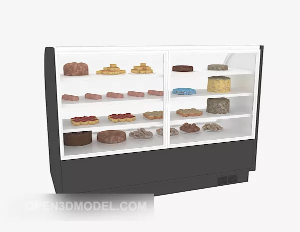Shopping Mall Freezer 3d model Shopping Mall Freezer 3d model