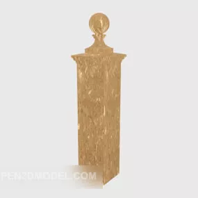 Marble Pillar Column 3d model