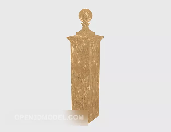 Marble Pillar Column 3d model Marble Pillar Column 3d model