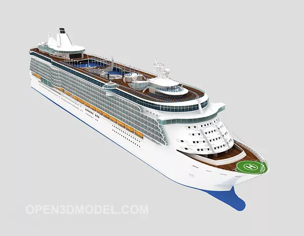 Ocean Freighter Ship 3d model