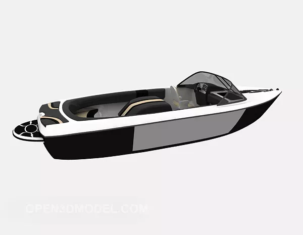 Modern Small Yacht 3d model