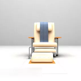 Leather Massage Chair 3d model