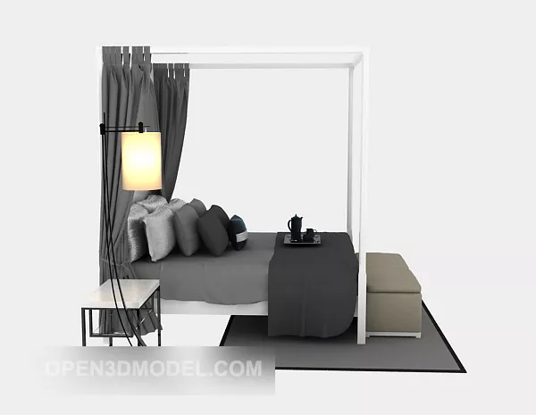 Mediterranean Bed 3d model Mediterranean Bed 3d model