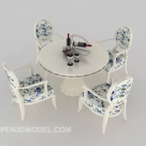 Mediterranean Fashion Table 3d model