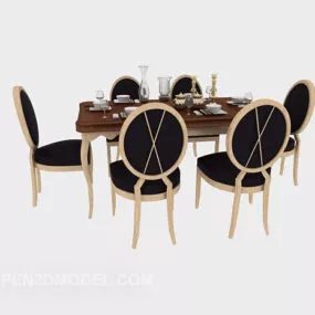 Mediterranean Home Table 3d model