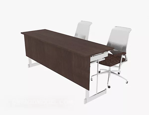 Meeting Desk Table Chairs Furniture 3d model Meeting Desk Table Chairs Furniture 3d model