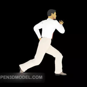 Runner Men Character 3d model