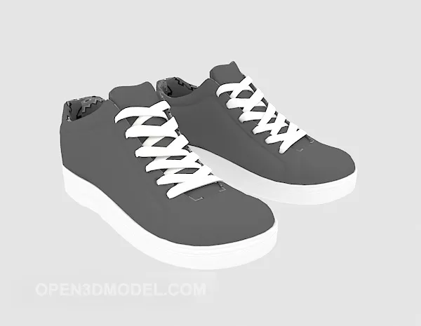 Beautiful Blue Sneaker 3d model