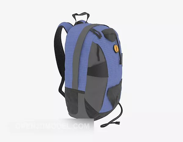 Men Travel Back Pack 3d model Men Travel Back Pack 3d model