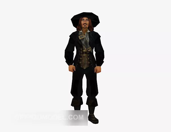 Basketball Player Rigged 3d model