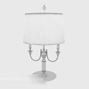 Metal Base Minimalist Table Lamp 3d model