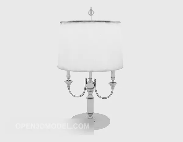 Metal Base Minimalist Table Lamp 3d model Metal Base Minimalist Table Lamp 3d model