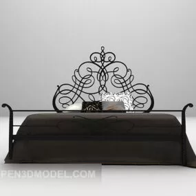 Metal Double Furniture 3d model