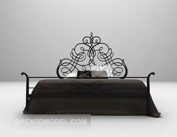Metal Double Furniture 3d model Metal Double Furniture 3d model
