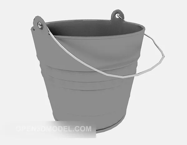 Metal Iron Barrel 3d model Metal Iron Barrel 3d model