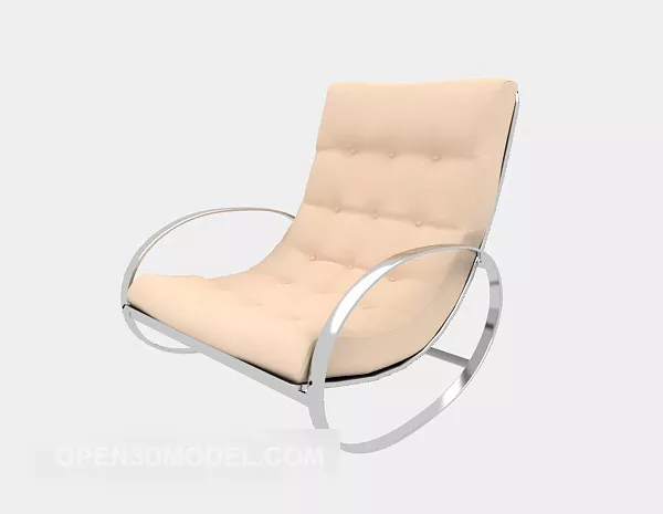 Metal Rocking Chair Modern Style 3d model Metal Rocking Chair Modern Style 3d model