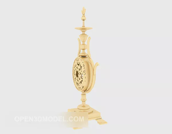 Metal Carving Decoration Ware 3d model Metal Carving Decoration Ware 3d model
