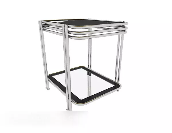 Metal Square Side Table 3d model Metal Square Side Table 3d model