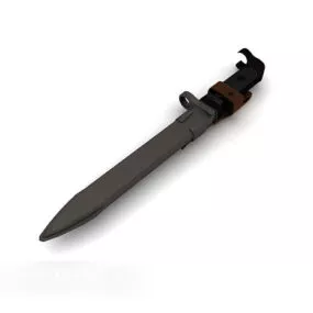 Military Small Dagger 3d model