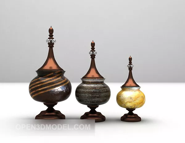 Circle Vase Misa 3d model