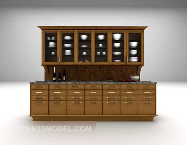 Modern Kitchen Cabinet V1 3d model Modern Kitchen Cabinet V1 3d model