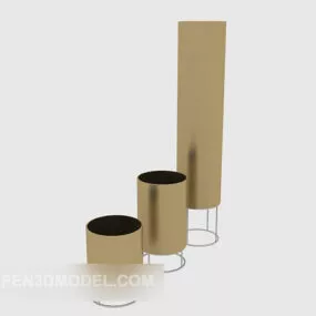 Modern Candlestick Lighting 3d model