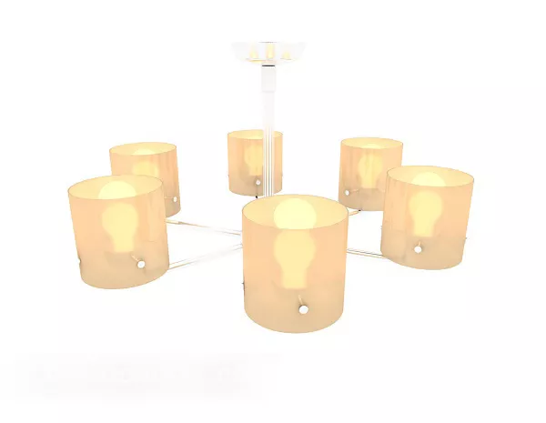 Modern Common Chandelier 3d model Modern Common Chandelier 3d model