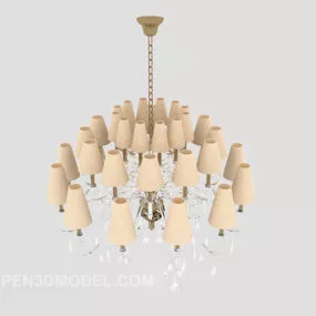 Modern Luxury Home Chandelier 3d model