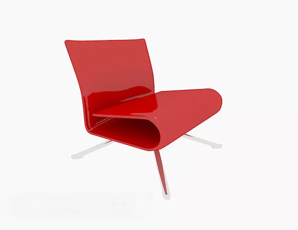 Modern Chaise Lounge 3d model