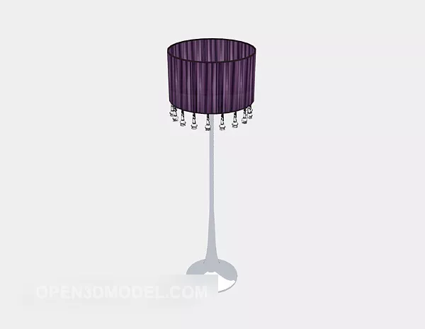 Modern Crystal Floor Lamp 3d model Modern Crystal Floor Lamp 3d model