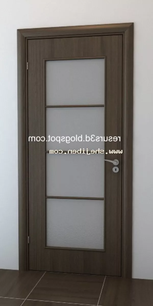 Retro Push Pull Door Handles 3d model