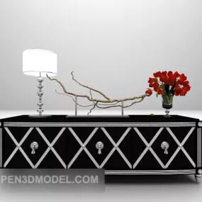 Modern Entrance Edge Cabinet 3d model