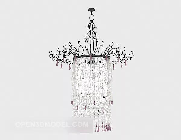Old Electric Light Bulb 3d model